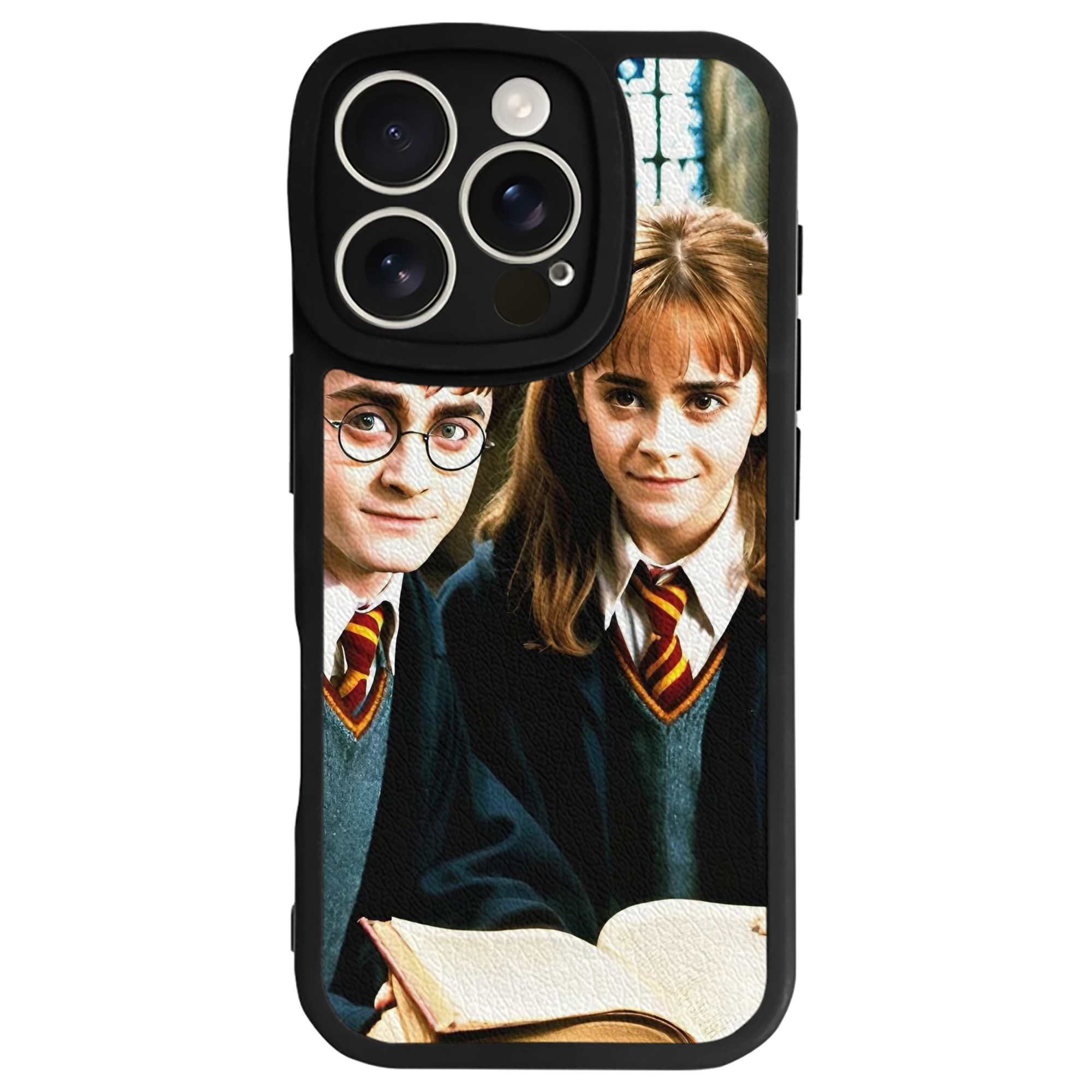 （画像用） Harry Potter ハリー・ポッターシリーズ 【iPhone 16シリーズ対応】シリコンスマホケース（レザー調） 材質：シリコン